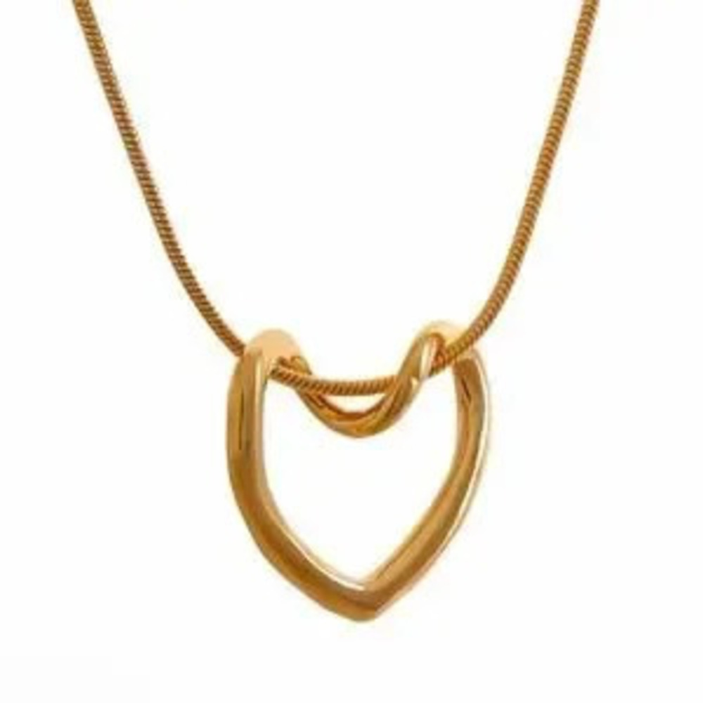 14k Gold Heart Necklace